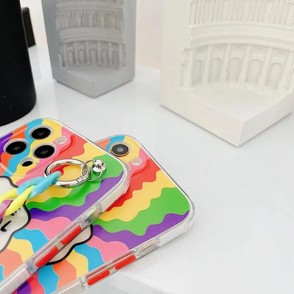 Rainbow Case with Chain Bracelet