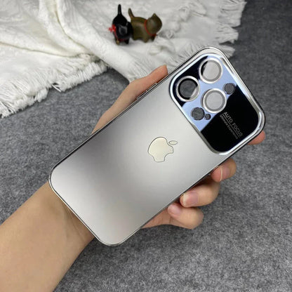 iPhone 15 Series - Electroplated Chrome Lens Case