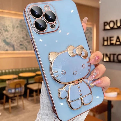 Mirror Kitty Stand Case