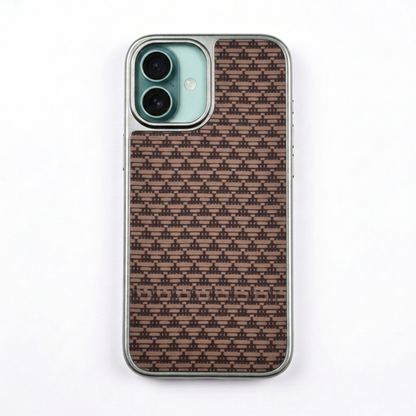 Diamond Pattern Hard Shell Case - iPhone