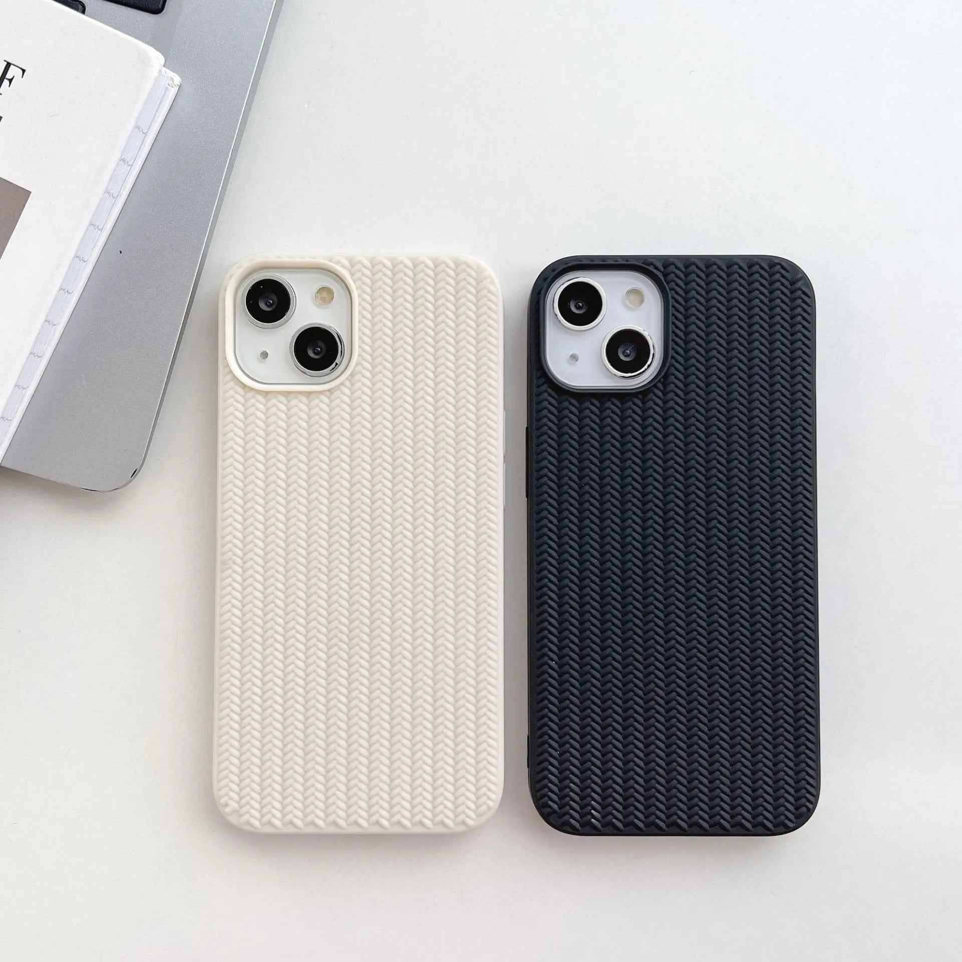 Knitted Grip Shield Case - Iphone