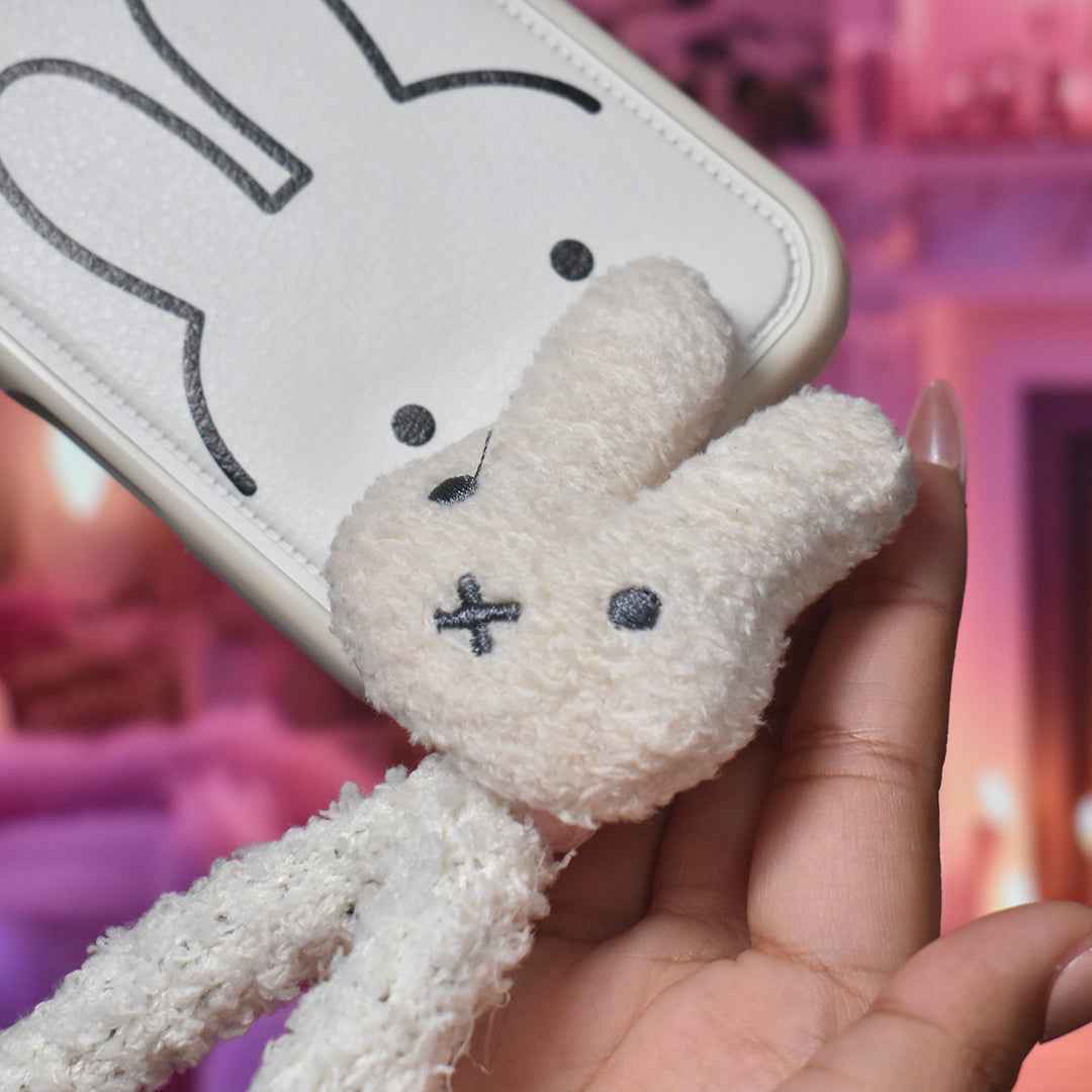 Bunny Bliss Leather Case - iPhone