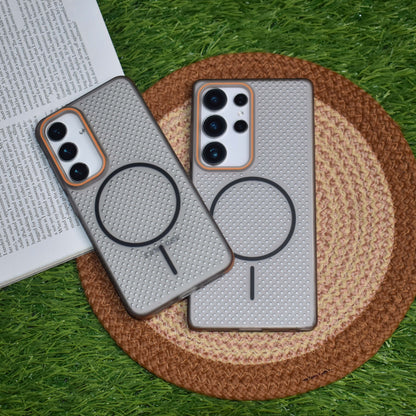 Grid Mesh Cooling MagSafe Case - Galaxy
