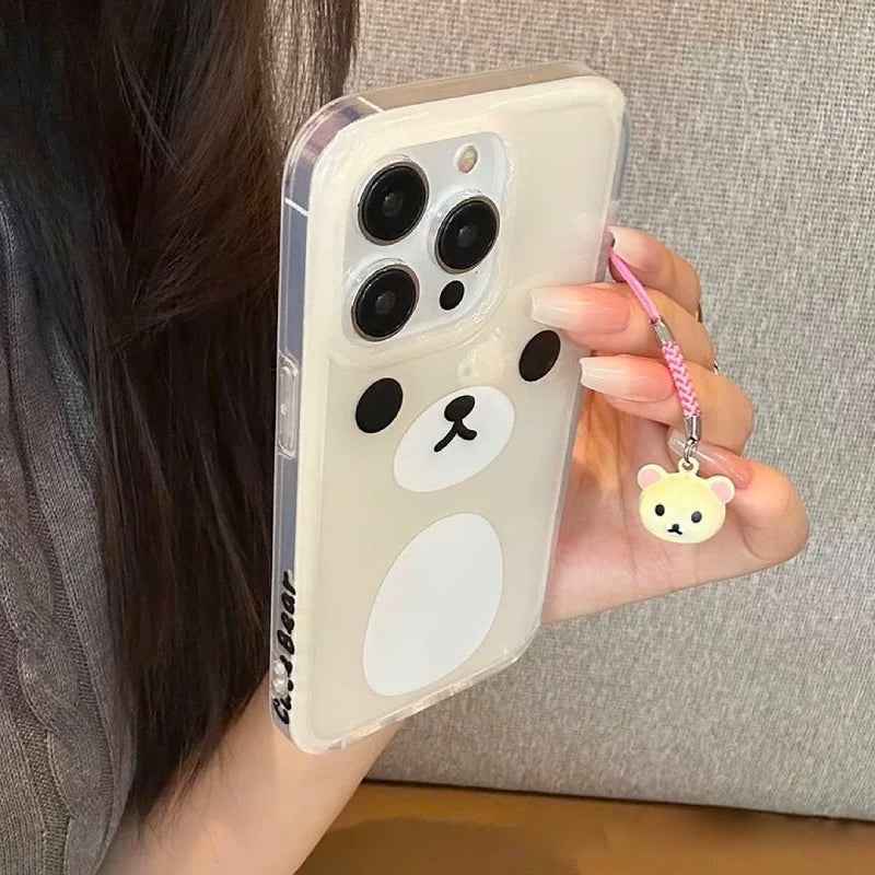 Cuddle Cute Bear Case with lanyard