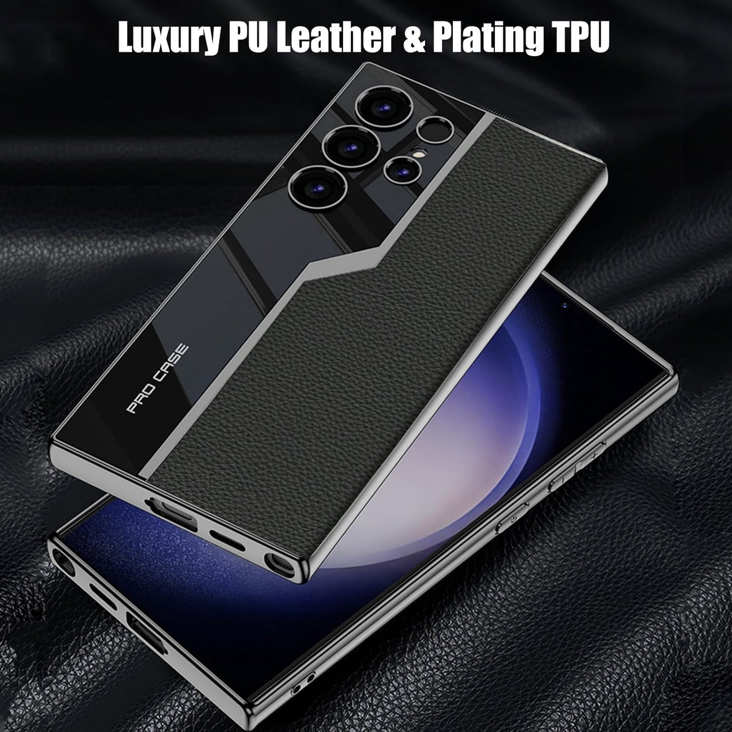 Galaxy S Series - Soft Plating Leather Case