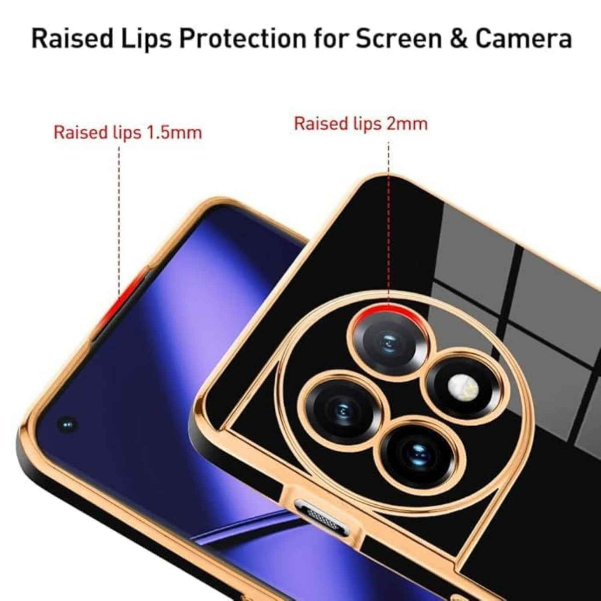 OnePlus Series - Mirror Kitty Stand Case