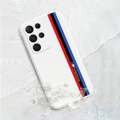 Galaxy S Series - Fashionable Silicone Straight Side Track Case