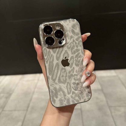 Luxe Leopard Glitter Case