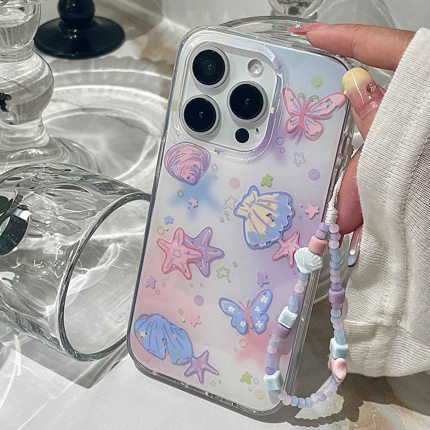 Ocean Dreams Case with Lanyard
