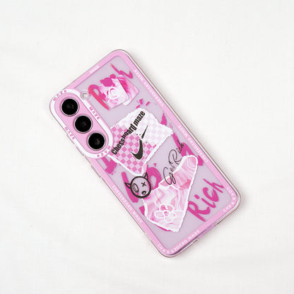 Pink Maze Street Art Case - Galaxy