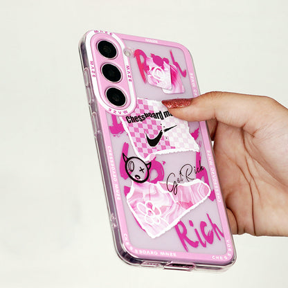 Pink Maze Street Art Case - Galaxy