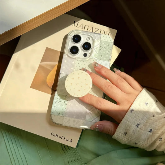 Patchwork PopGrip Case - iPhone