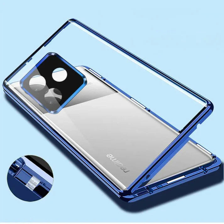 Redmi Note Series - Double Sided Magnetic Metal Frame Case