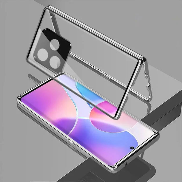 Redmi Note Series - Double Sided Magnetic Metal Frame Case