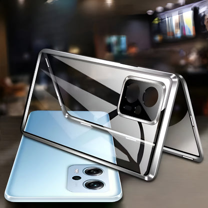 Redmi Note Series - Double Sided Magnetic Metal Frame Case