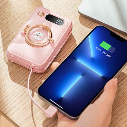 Powerbank with Digital Display & Mobile Phone Holder 5000mAh