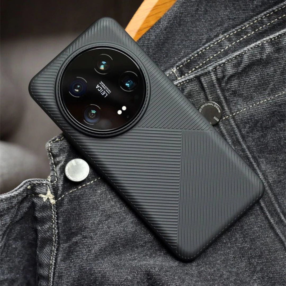Frosting Matte Stripe Pattern Case - Xiaomi