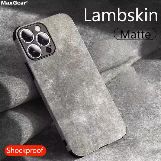 iPhone 13 Series - Suede Leather Case