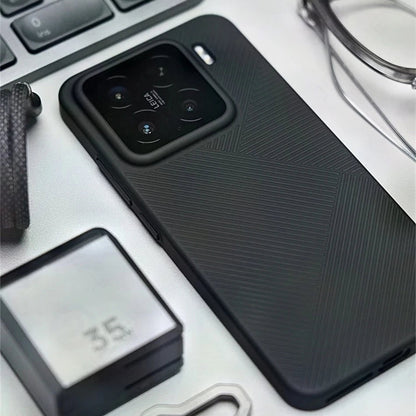 Frosting Matte Stripe Pattern Case - Xiaomi