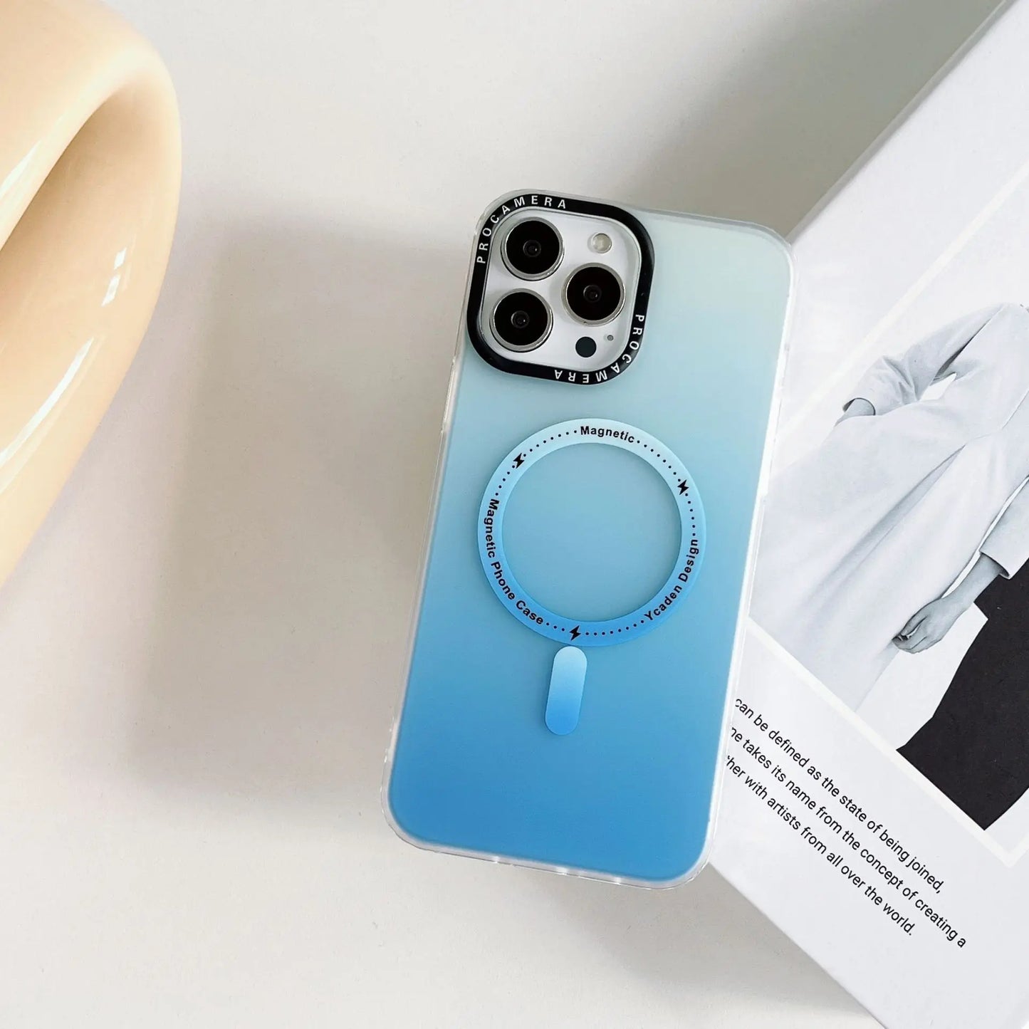 Gradient MagSafe Matte Slim Case an Product By GoGirlish