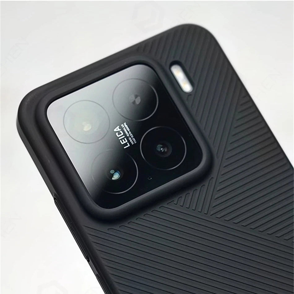 Frosting Matte Stripe Pattern Case - Xiaomi