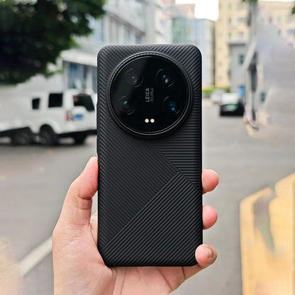 Frosting Matte Stripe Pattern Case - Xiaomi