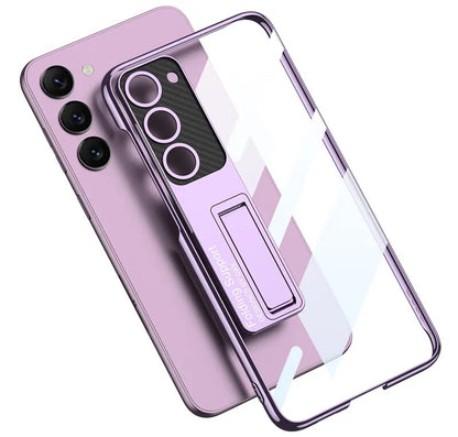 Galaxy - Anti-Yellowing Transparent Kickstand Protective Case