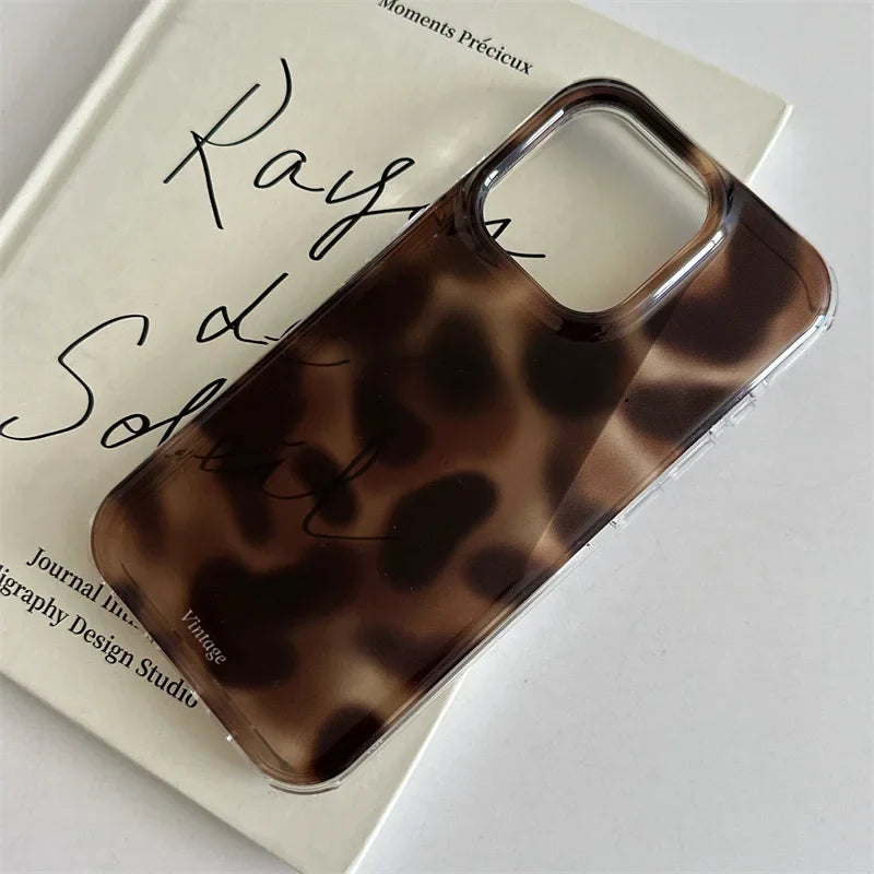 Amber Tortoise Grip Case