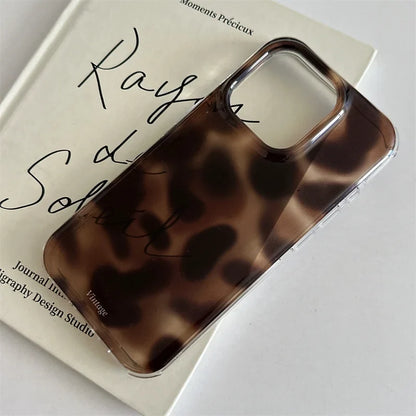 Amber Tortoise Grip Case