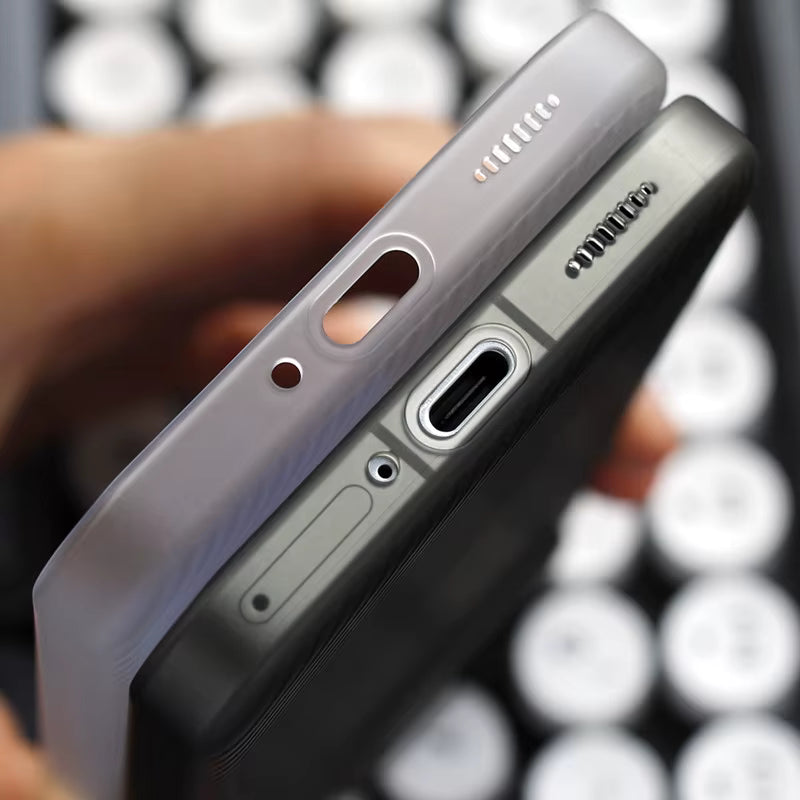 Frosting Matte Stripe Pattern Case - Xiaomi