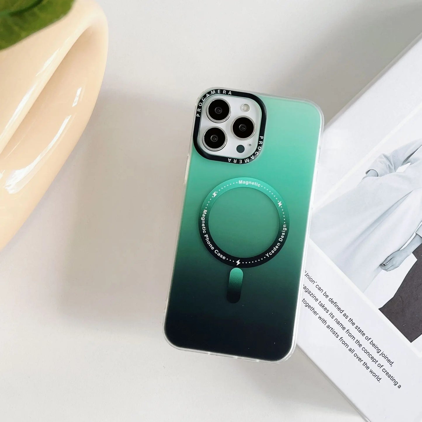 Gradient MagSafe Matte Slim Case an Product By GoGirlish
