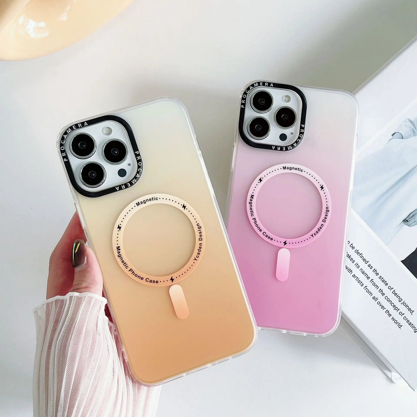 Gradient MagSafe Matte Slim Case an Product By GoGirlish