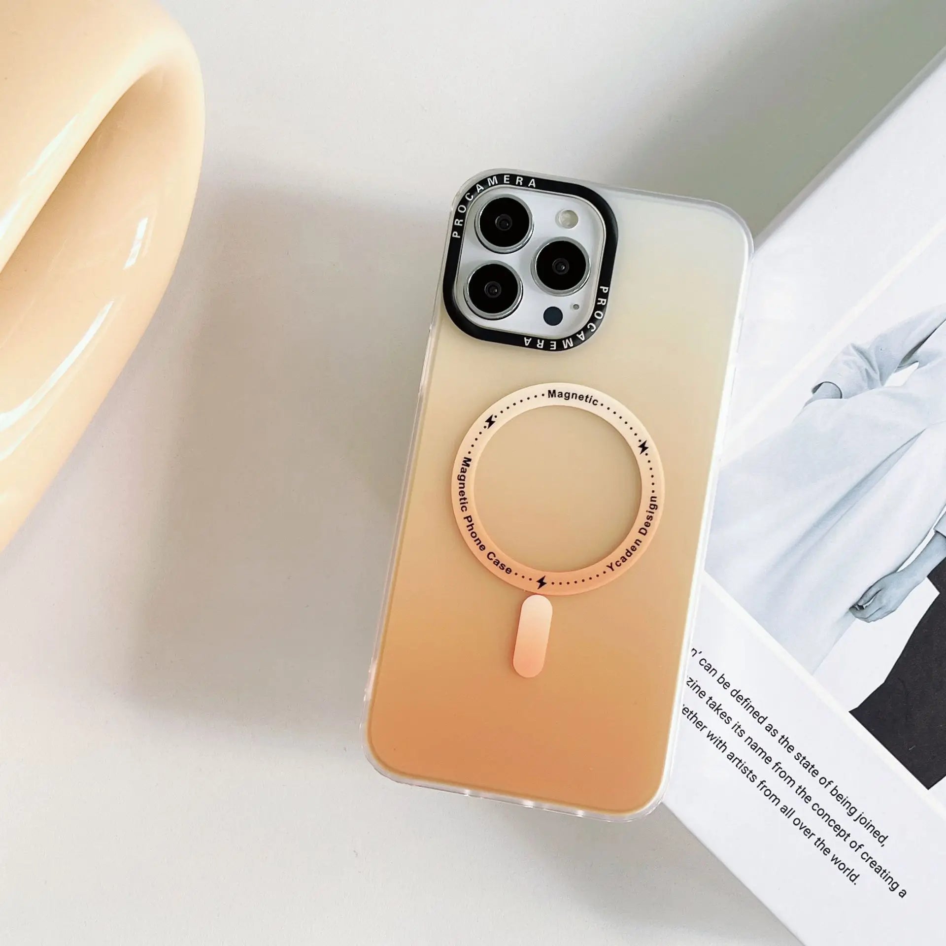 Gradient MagSafe Matte Slim Case an Product By GoGirlish