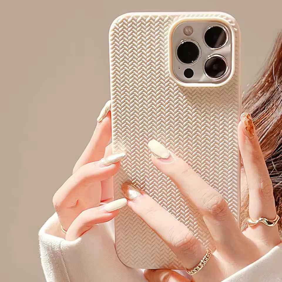 Knitted Grip Shield Case - Iphone