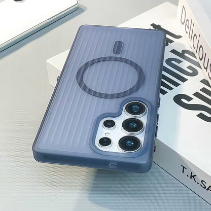 Galaxy S Series - Striped Armor MagSafe Case