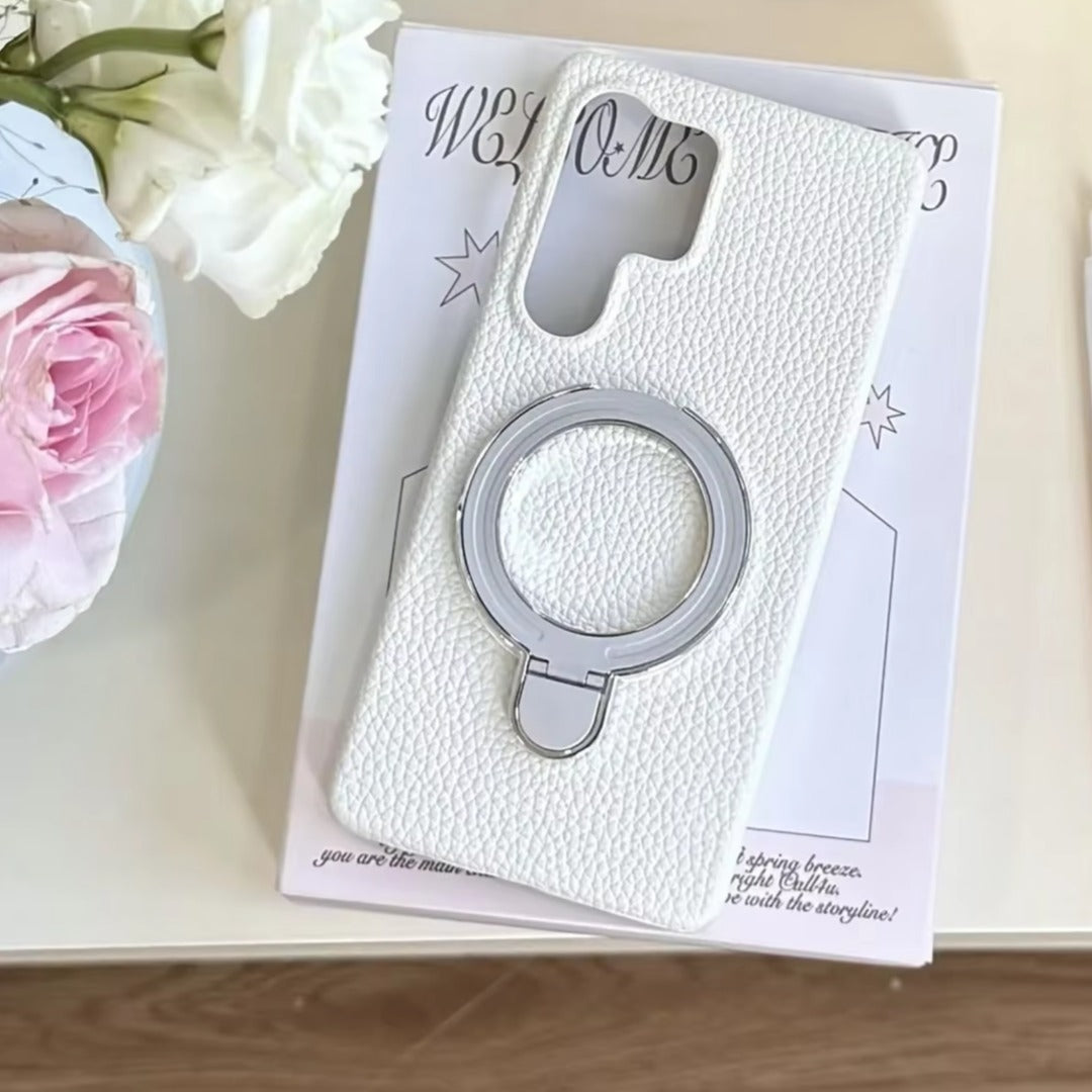 Luxe Leather Ring Case  - Galaxy