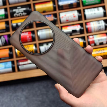 Frosting Matte Stripe Pattern Case - Xiaomi