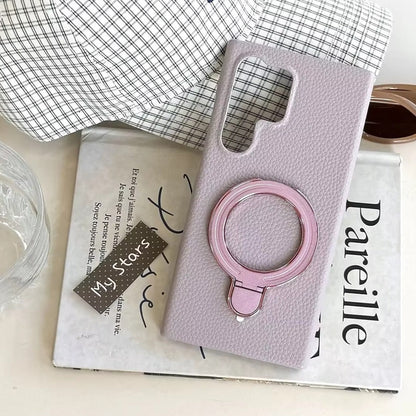 Luxe Leather Ring Case  - Galaxy