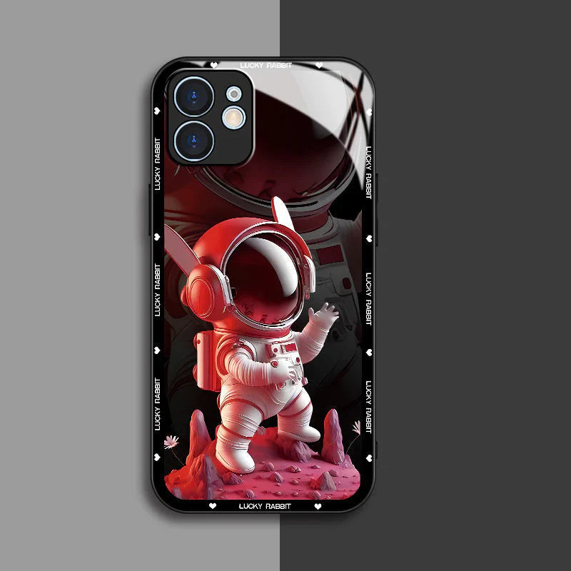 iPhone 14 Series - Astronaunt Glass Case