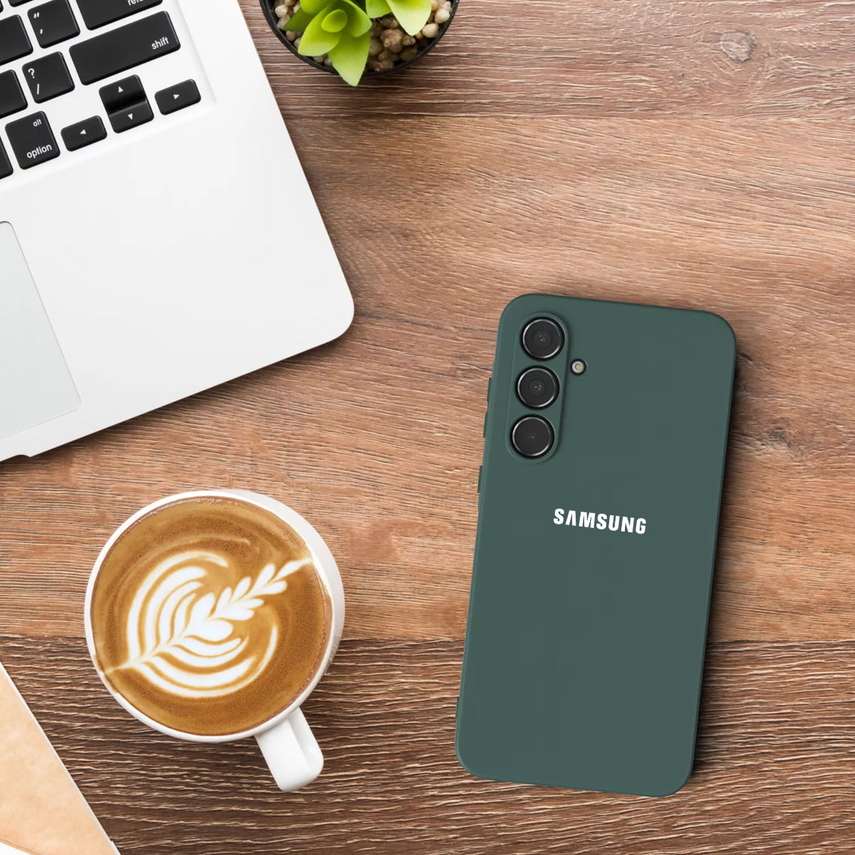 Galaxy A55 OG Silicone Logo Case