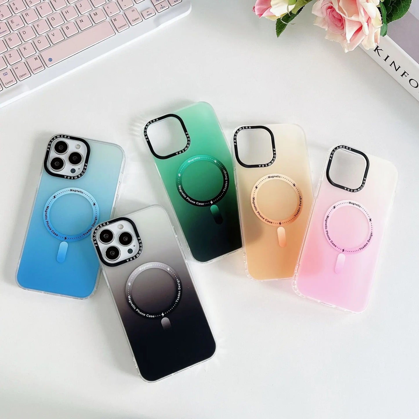 Gradient MagSafe Matte Slim Case an Product By GoGirlish