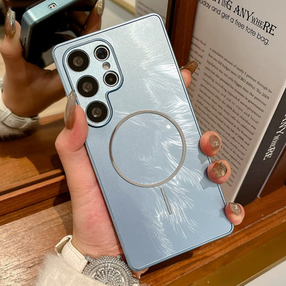 Laser Aurora Feather Case - Galaxy