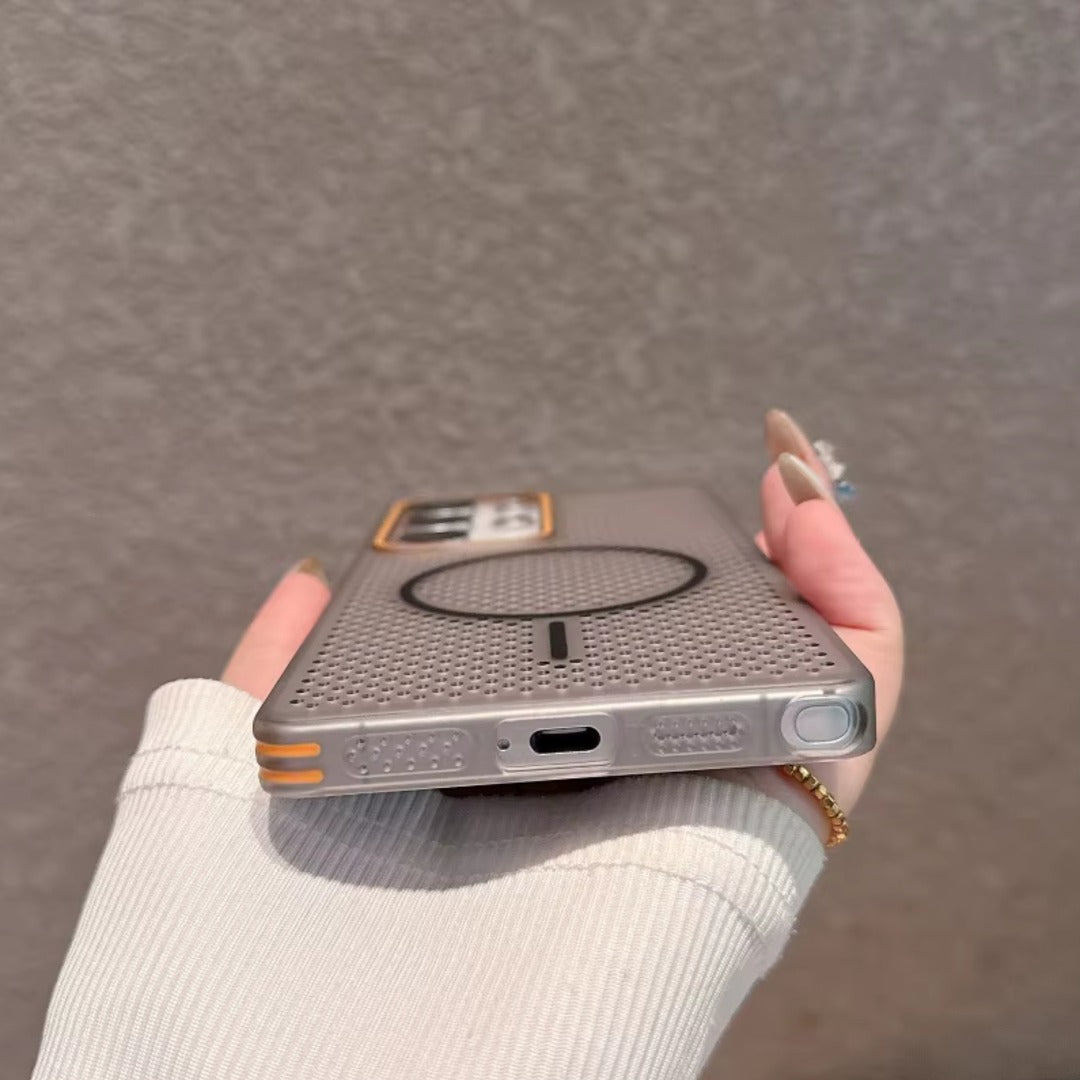 Grid Mesh Cooling MagSafe Case