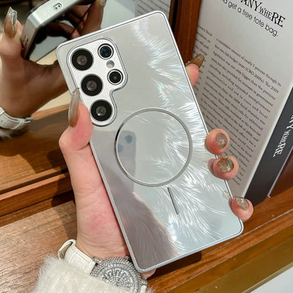 Laser Aurora Feather Case - Galaxy