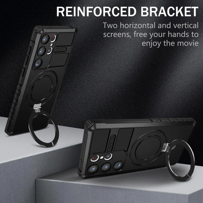 Galaxy S Series - Magnetic Armor Bracket Case