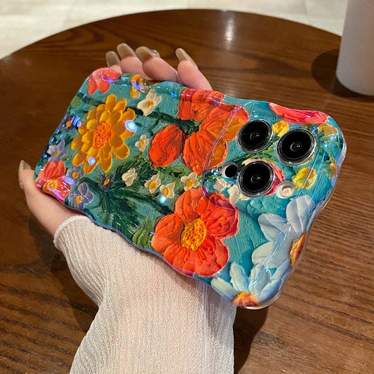 iPhone 14 Series - Wavy Floral Case