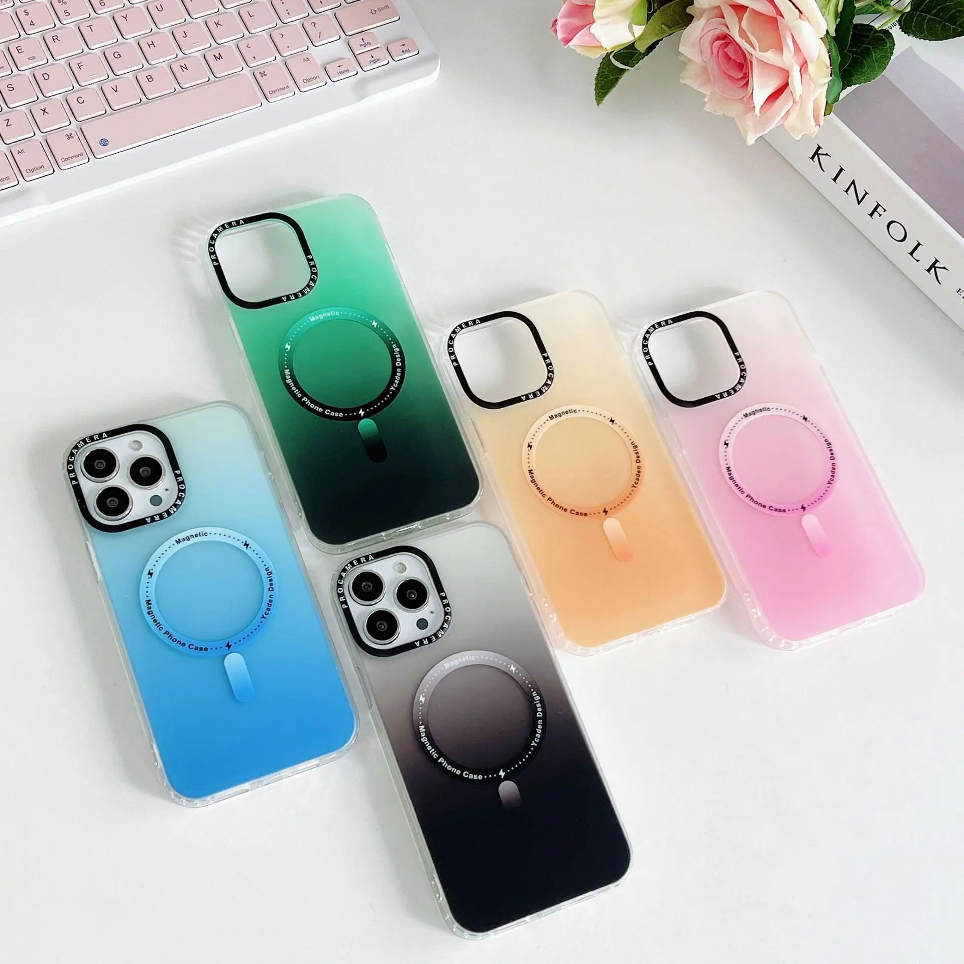 Gradient MagSafe Matte Slim Case an Product By GoGirlish