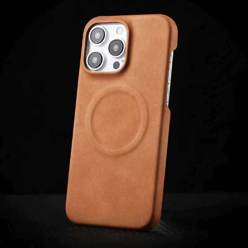 Suede Leather MagSafe Case