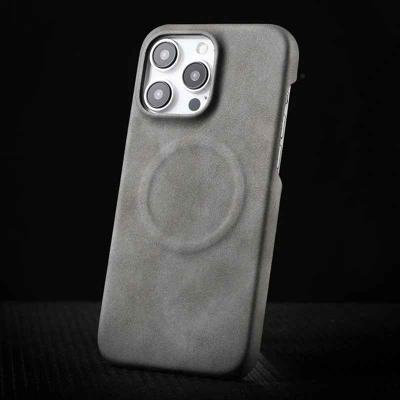 Suede Leather MagSafe Case
