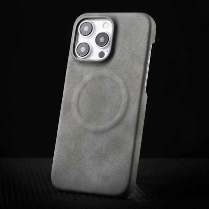 Suede Leather MagSafe Case
